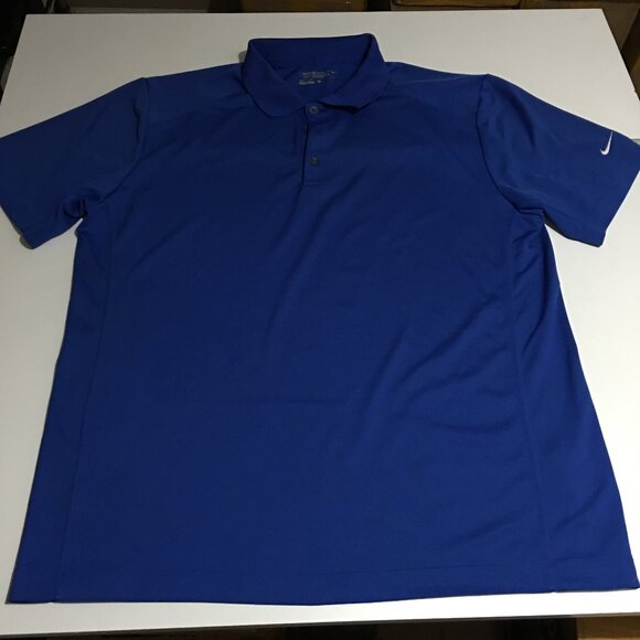 Nike Other - Nike Golf Polo Shirt Size XL Dri Fit Mens Blue Embroidered
